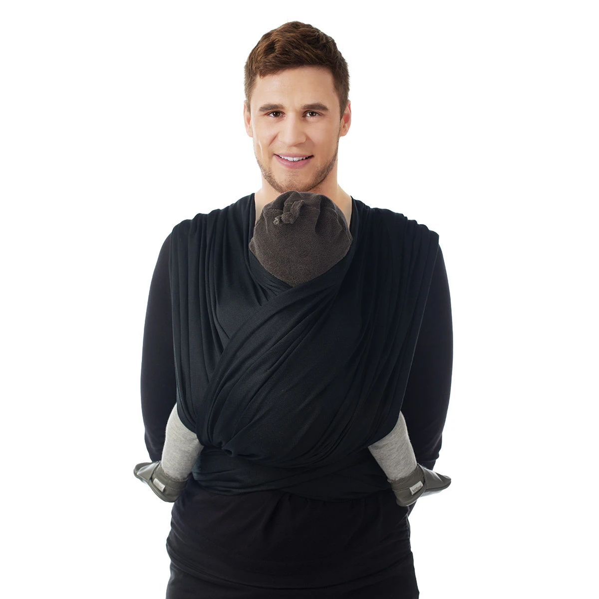 Écharpe De Portage Tissée BB-Slen Black Beans 490 Cm De Babylonia