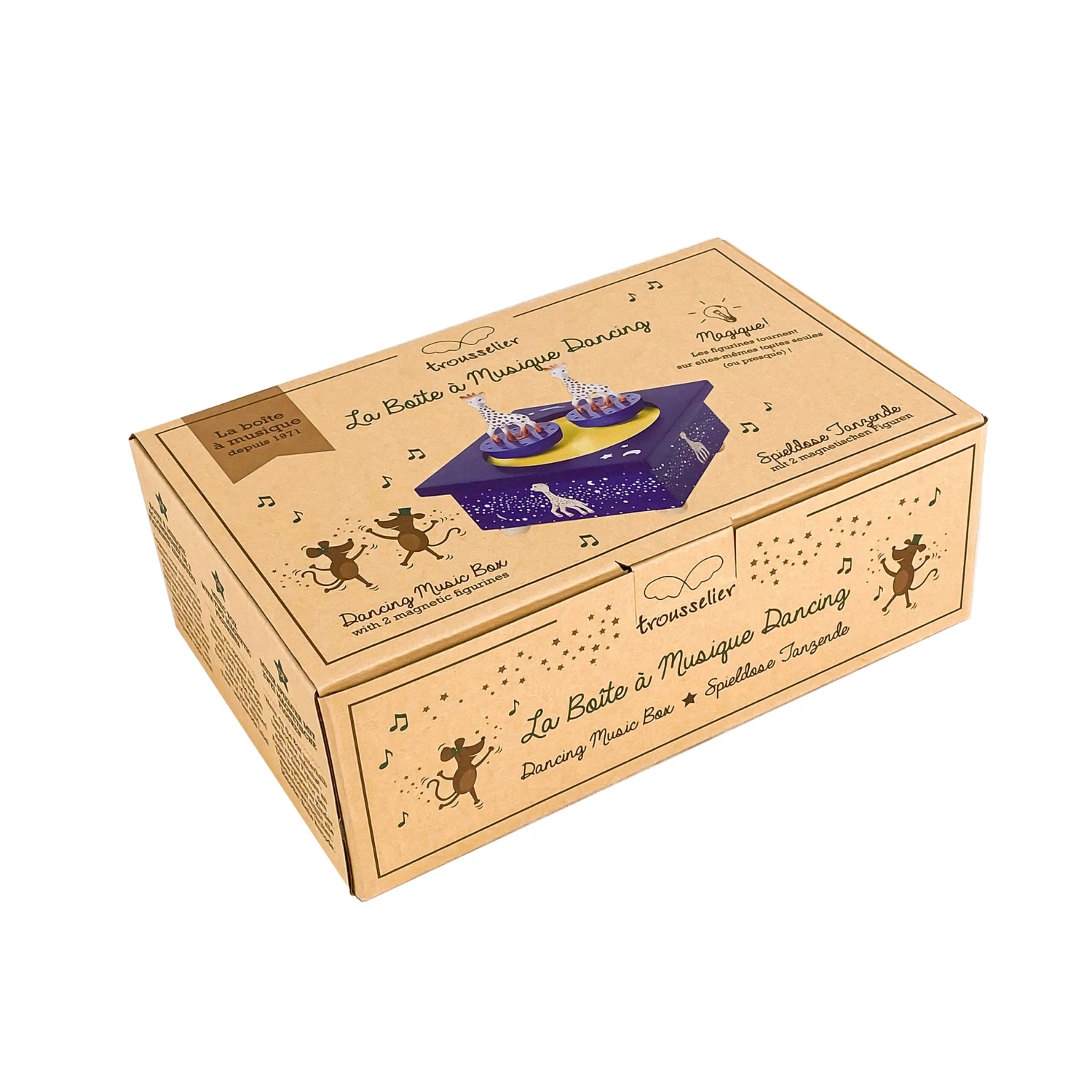 Boîte à Musique Sophie La Girafe Bleu De Trousselier – Image 6