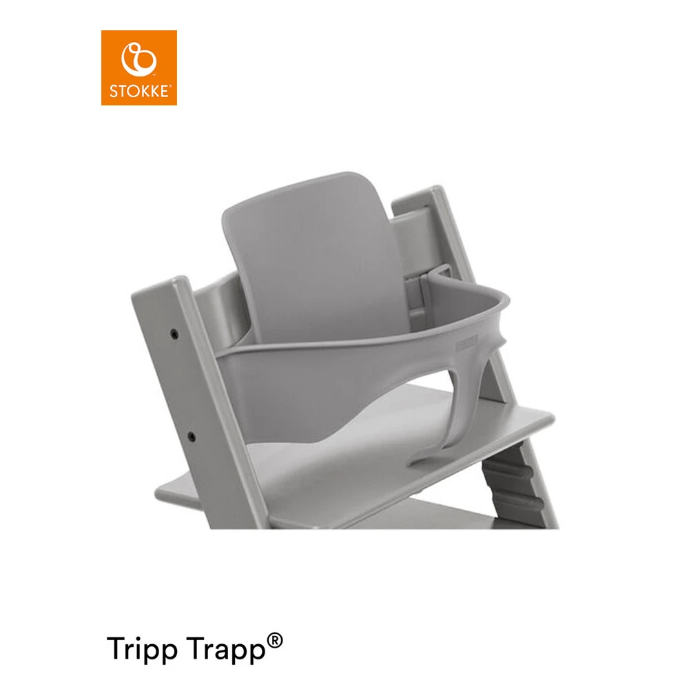 Baby Set™ Tripp Trapp® + Patin Gris Tempête De Stokke®