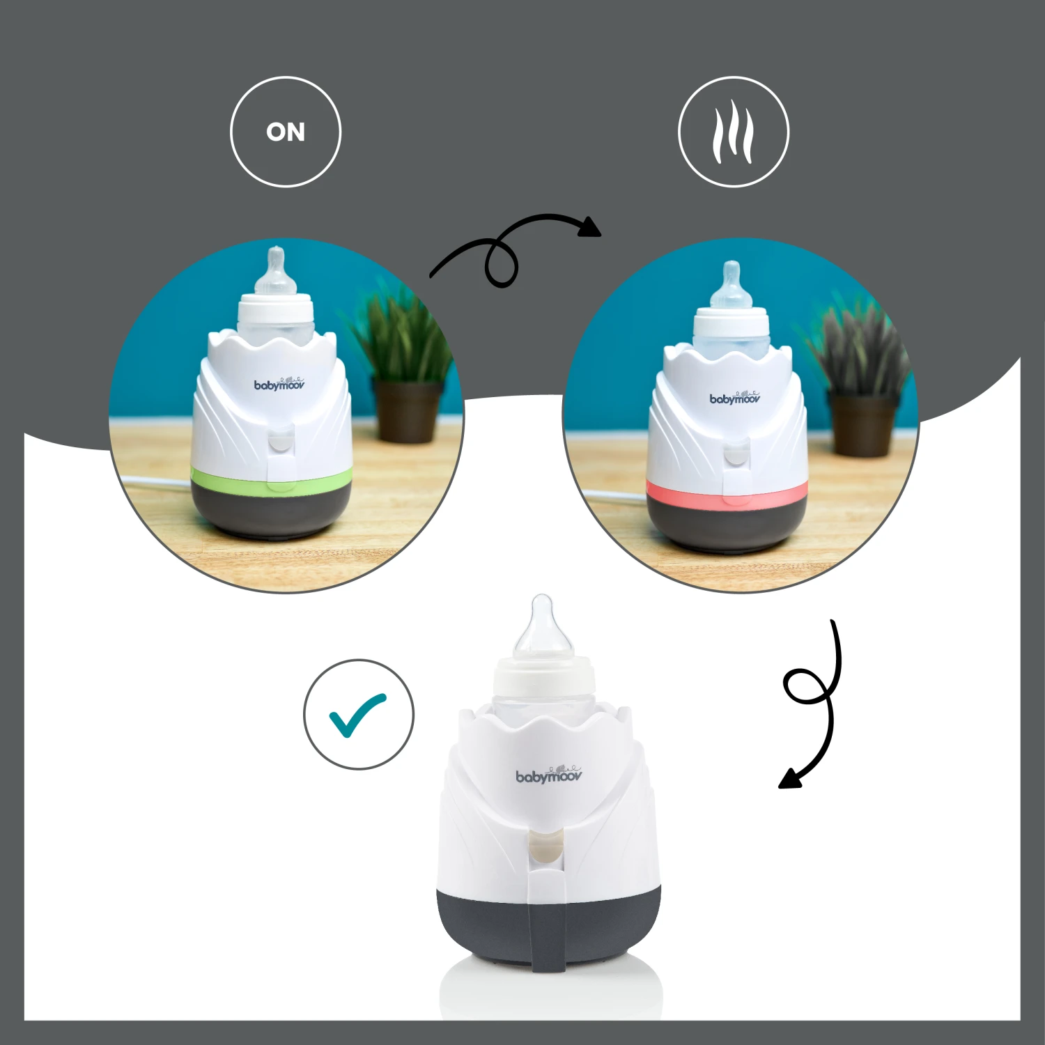 Chauffe-biberon Tulipe - Maison Cream De Babymoov – Image 4