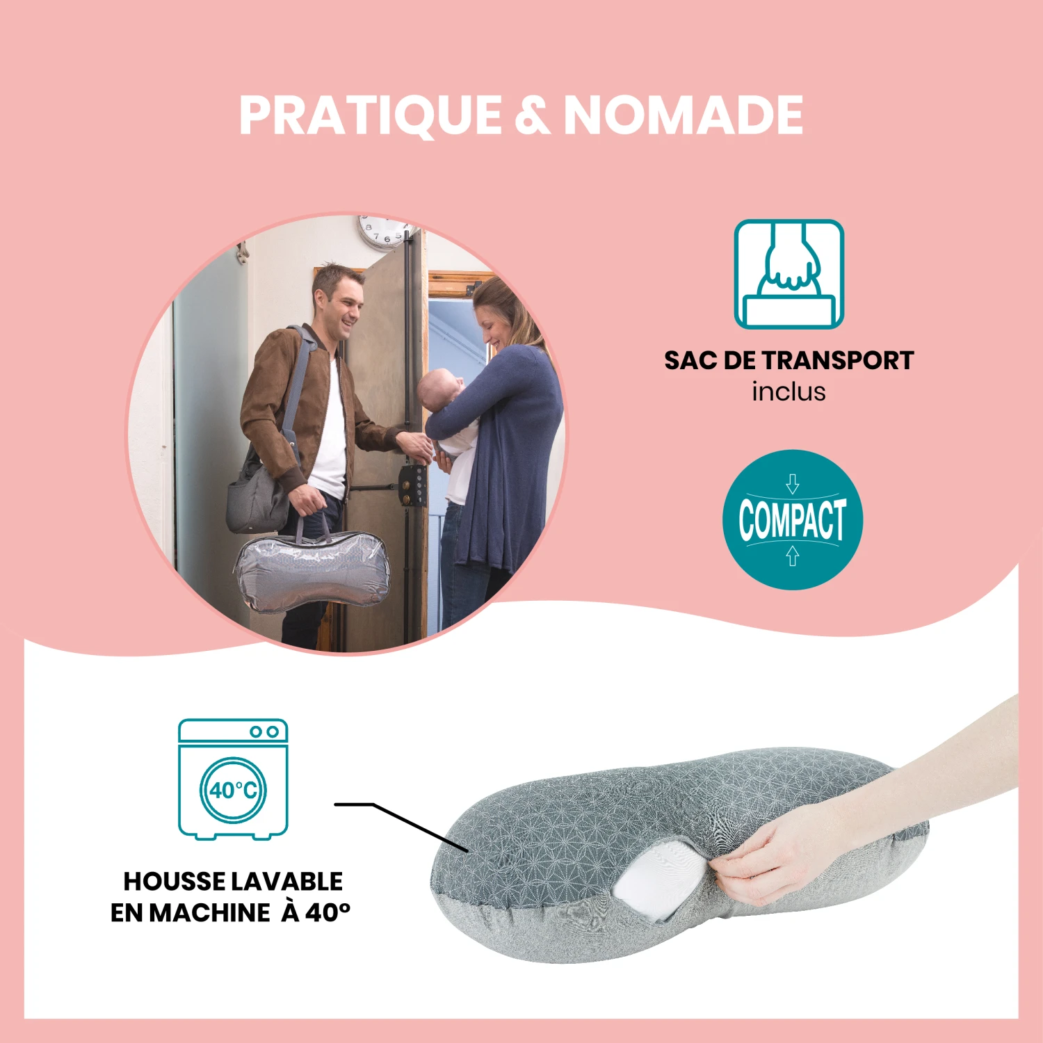 Coussin De Maternité Mum & B DotWork De Babymoov – Image 6