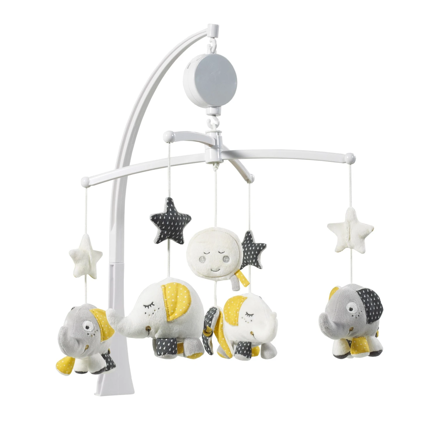 Babyfan Mobile Musical Gris De Sauthon Baby Déco