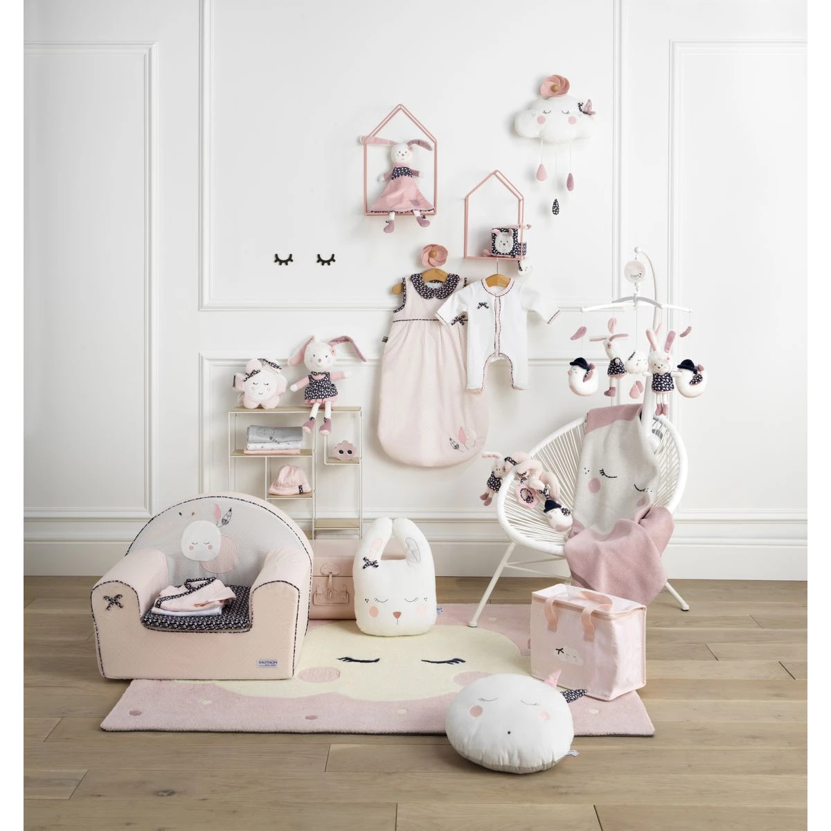 Miss Fleur De Lune Mobile Musical Rose De Sauthon Baby's Sweet Home – Image 2