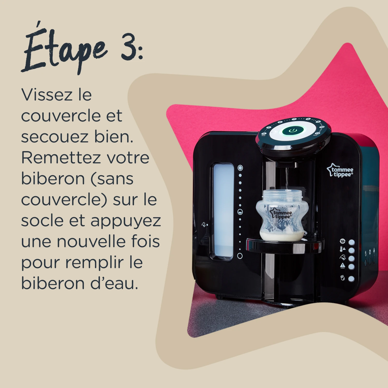 Préparateur-Chauffe Biberons Perfect Prep Noir De Tommee Tippee – Image 7