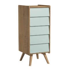 Chiffonnier Vintage Bois / Vert De Vox