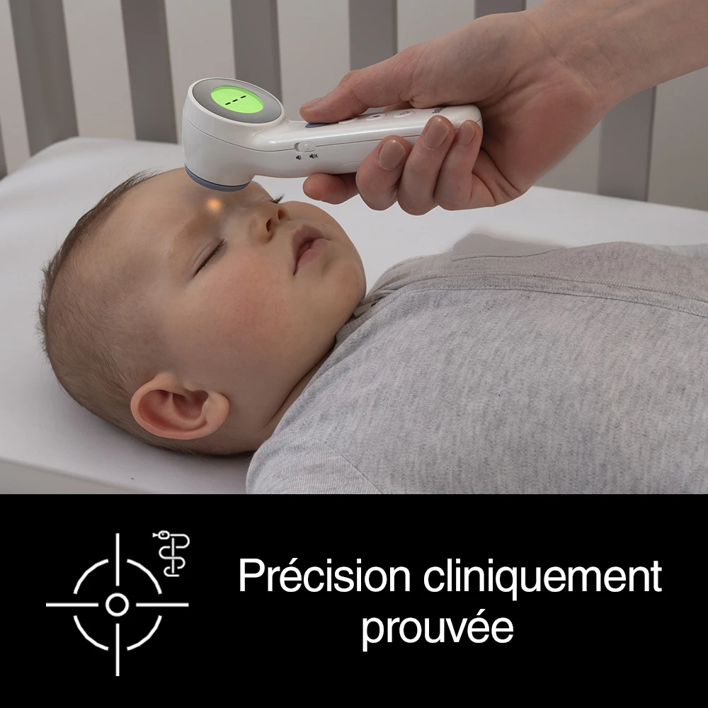 Thermomètre Frontal Sans Contact Braun SensianTM 7 Avec Technologie Age Precision® (BNT400) BNT400 De Braun – Image 2