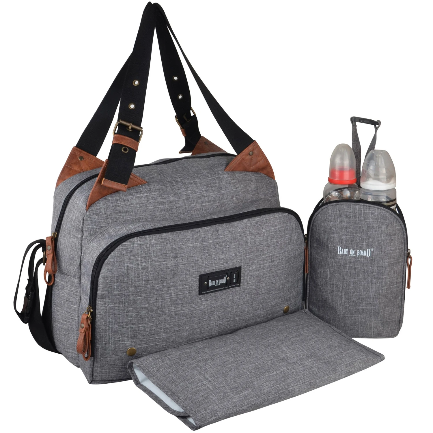 Sac Ă Langer Titou City Grey De Baby On Board