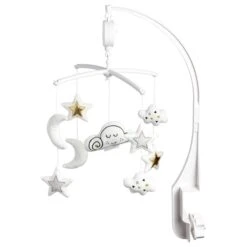 Etoiles Filantes Mobile Musical Blanc De Little Band