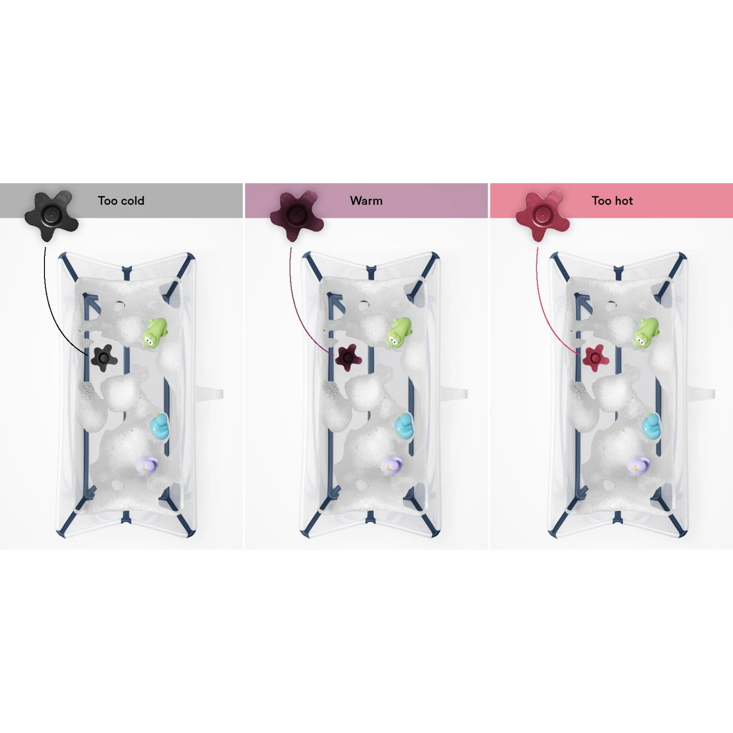 Baignoire Flexi Bath™ Bouchon Thermique Blanc/aqua De Stokke® – Image 4