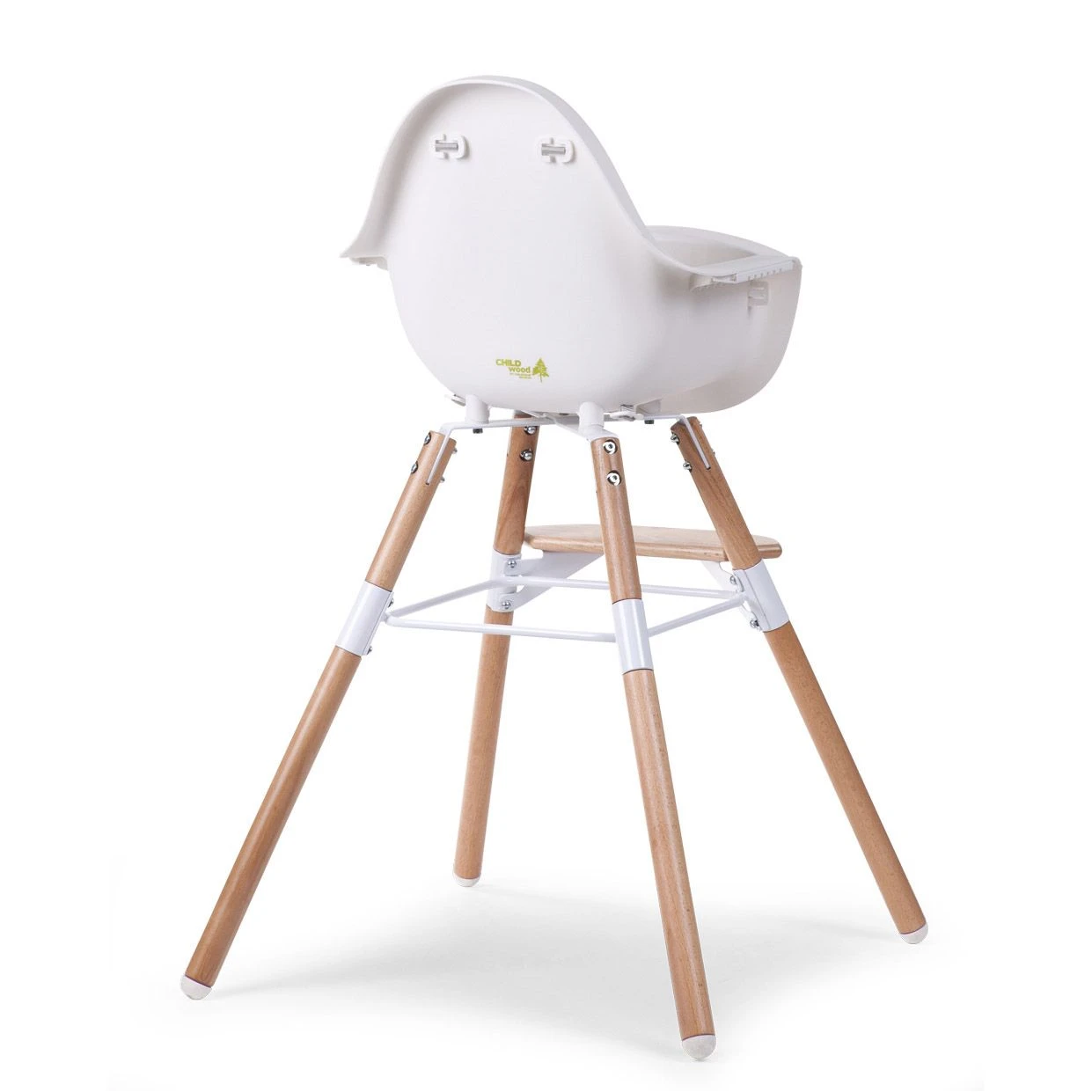 Chaise Haute Evolu 2 + Arceau Naturel/Blanc De Childhome – Image 2
