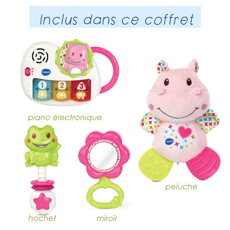 Coffret Naissance éveil Des Sens Rose De Vtech – Image 2