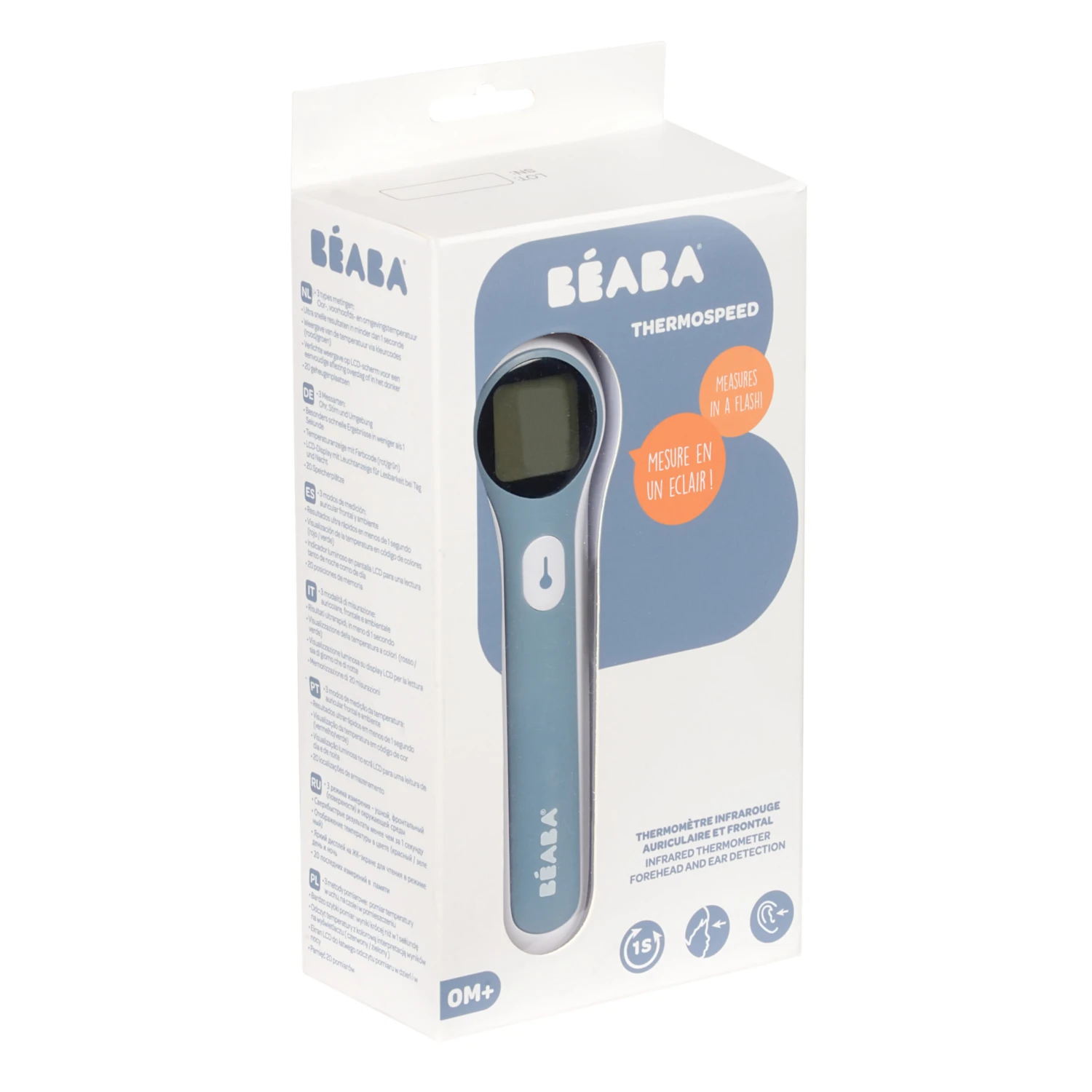 Beaba Thermospeed Thermomètre Infrarouge Blanc/bleu De Béaba – Image 4