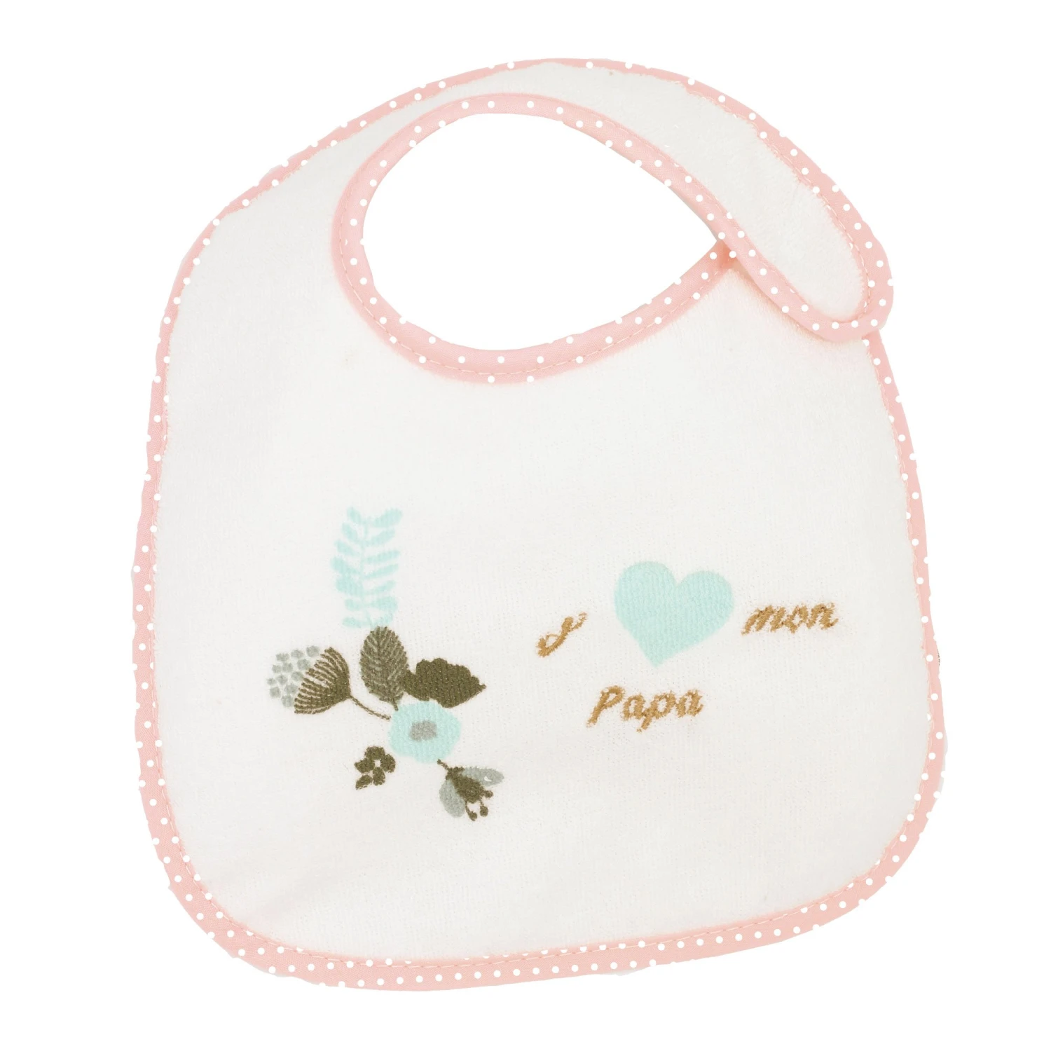 Lot De 7 Bavoirs Naissance Baby Love Fille De Trois Kilos Sept – Image 4