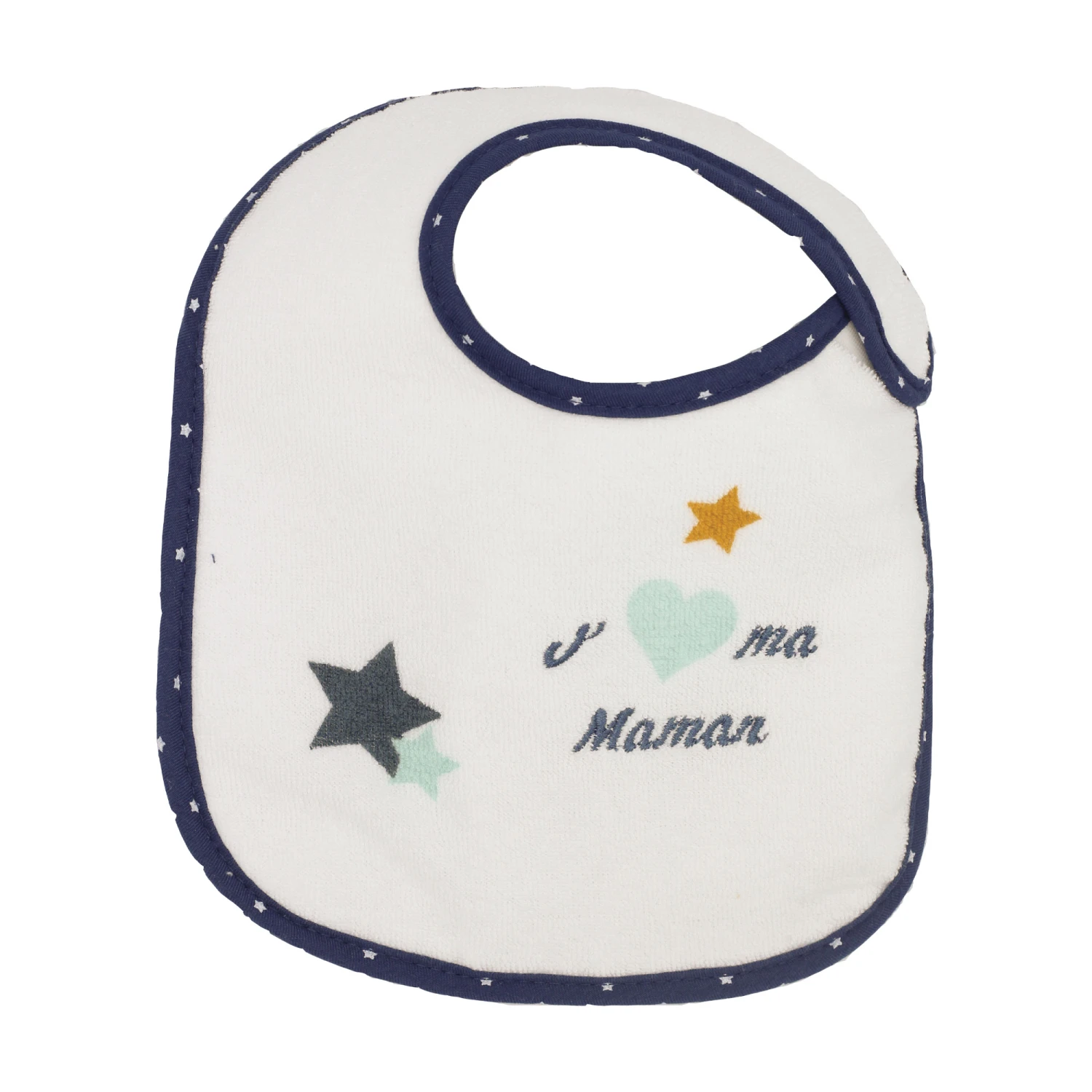 Lot De 7 Bavoirs Naissance Baby Love Garçon De Trois Kilos Sept – Image 2