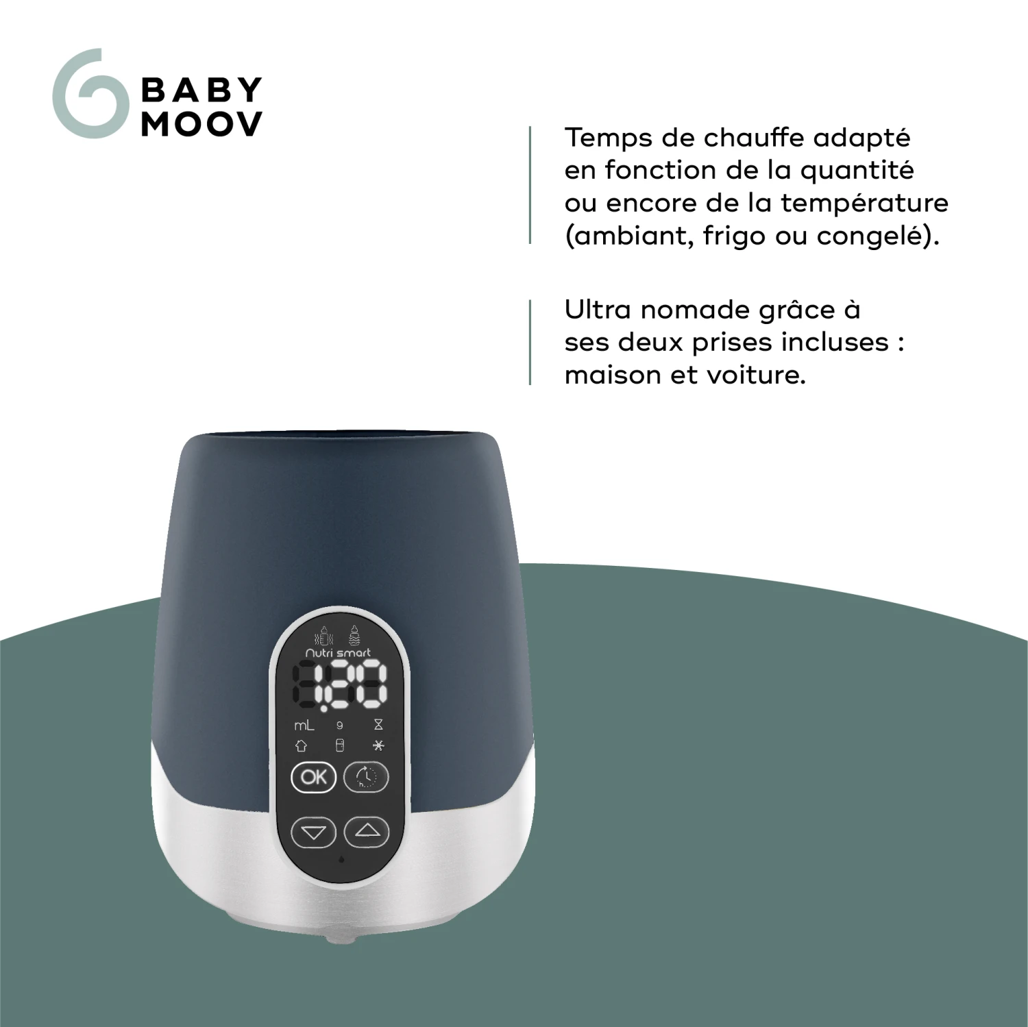 Chauffe-biberon Nutri Smart Bleu De Babymoov – Image 3