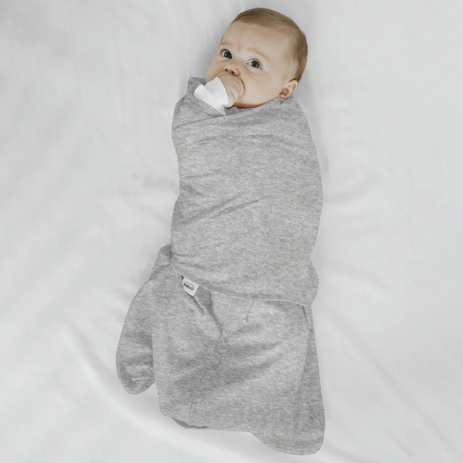 Lange D'emmaillotage 3 En 1 SleepSack® Gris 0-3 Mois De Halo – Image 10