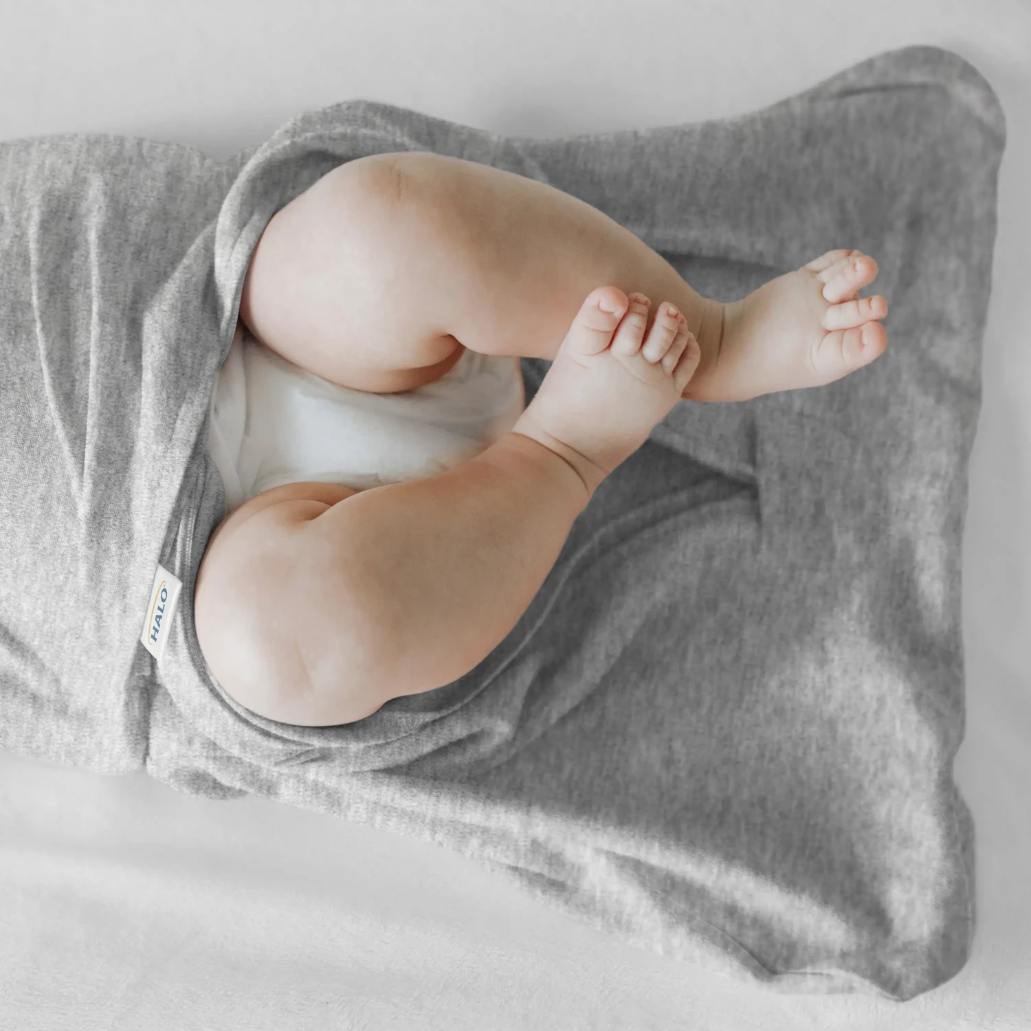 Lange D'emmaillotage 3 En 1 SleepSack® Gris 0-3 Mois De Halo – Image 6