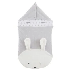 Lapin Nid D'ange Lapin Câlin Gris Taille Unique De P'tit Bisou