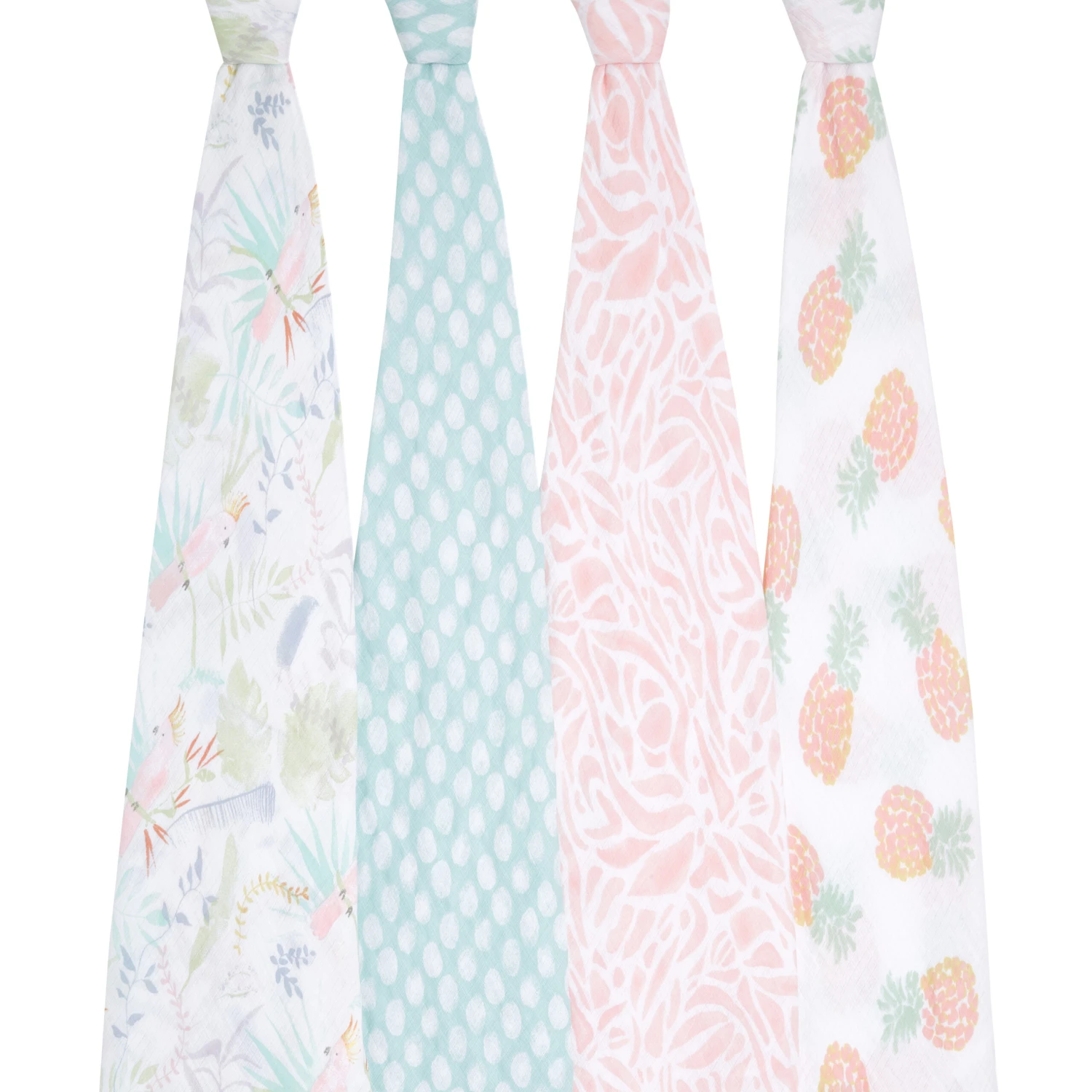 Lot De 4 Maxi-Langes Mousseline Tropicalia De Aden + Anais Essentials – Image 2