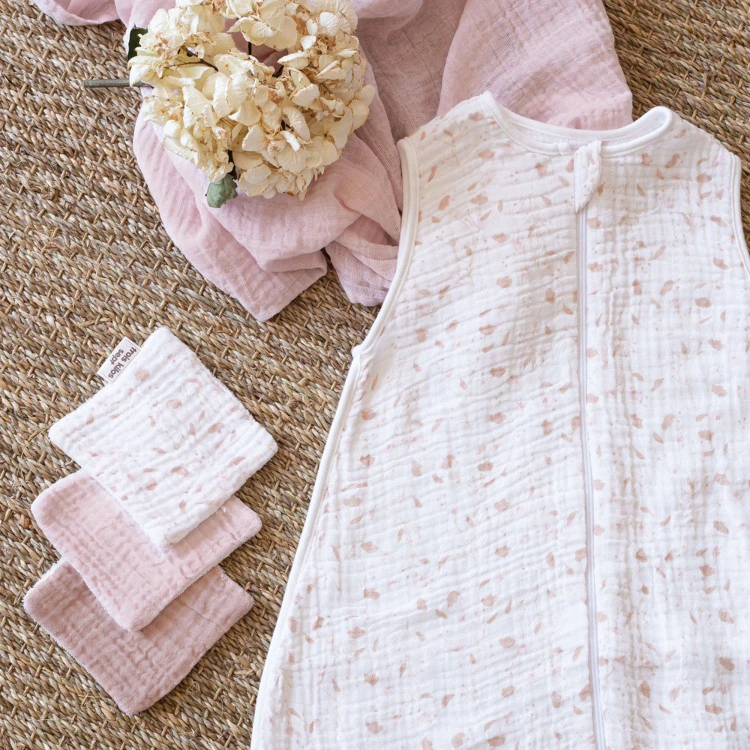 Rose & Lili Lot De 6 Lingettes Lavables Rose De Trois Kilos Sept – Image 2