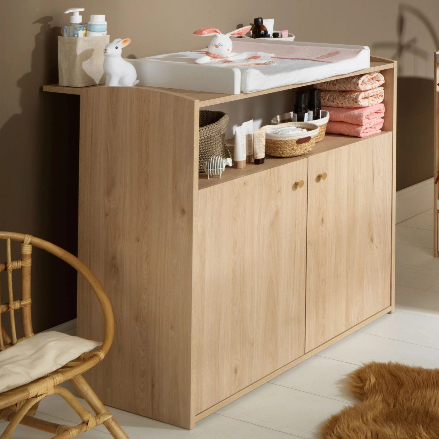Alice Dispositif à Langer Commode Blanc De Sauthon Baby's Sweet Home – Image 5