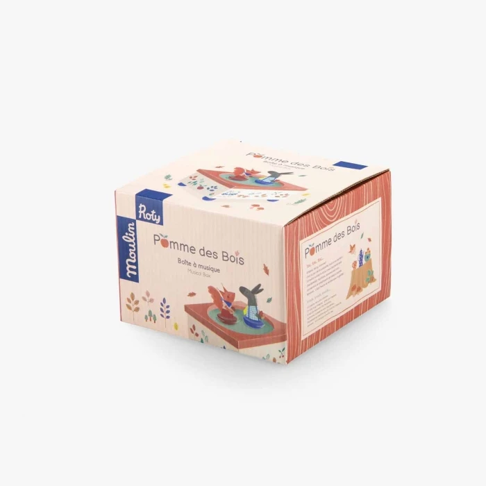 Pomme Des Bois Boite à Musique Multicolore De Moulin Roty – Image 2