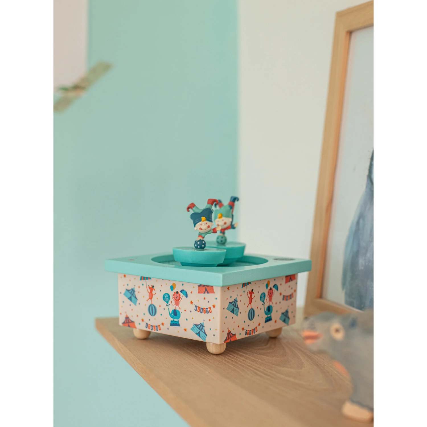 Boîte à Musique Bois Dancing Acrobates De Trousselier – Image 5