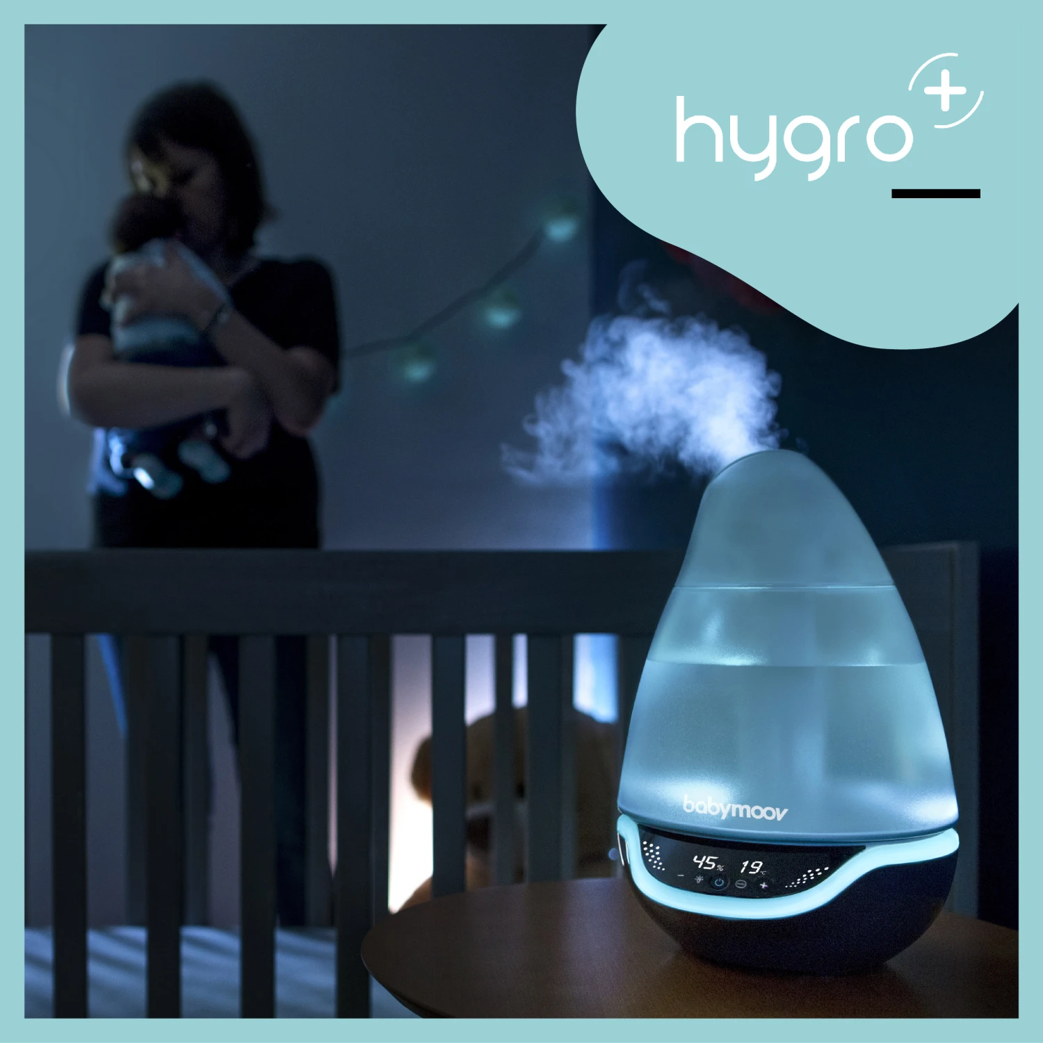 Hygro(+) Humidicateur à Vapeur Froide + Mouche Bébé Blanc De Babymoov – Image 8