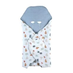 Mix & Match Couverture Promenade Mousseline Bio Jungle De Noukies