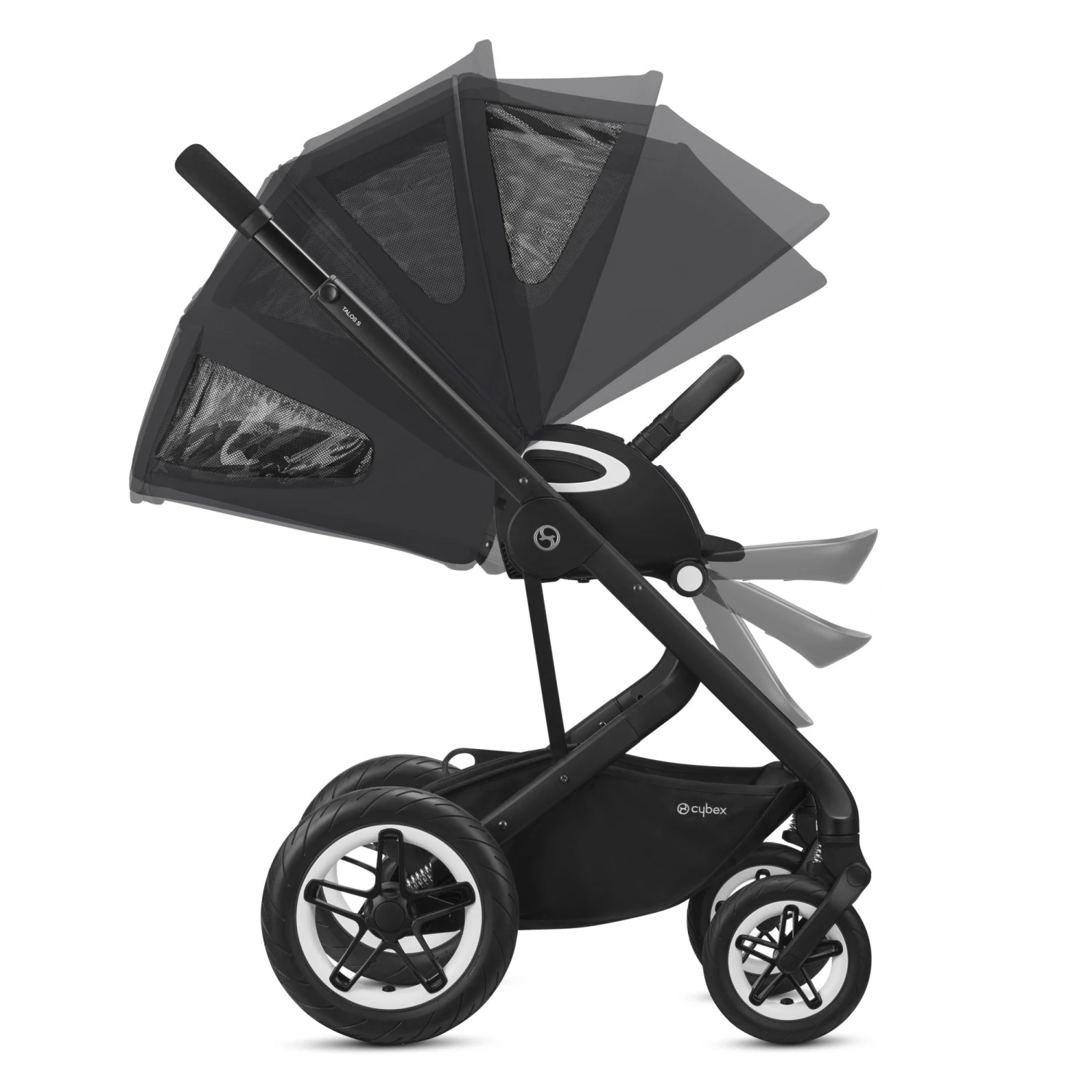 Trio Poussette Talos S + Aton B2 + Adaptateurs Deep Black De CYBEX – Image 10