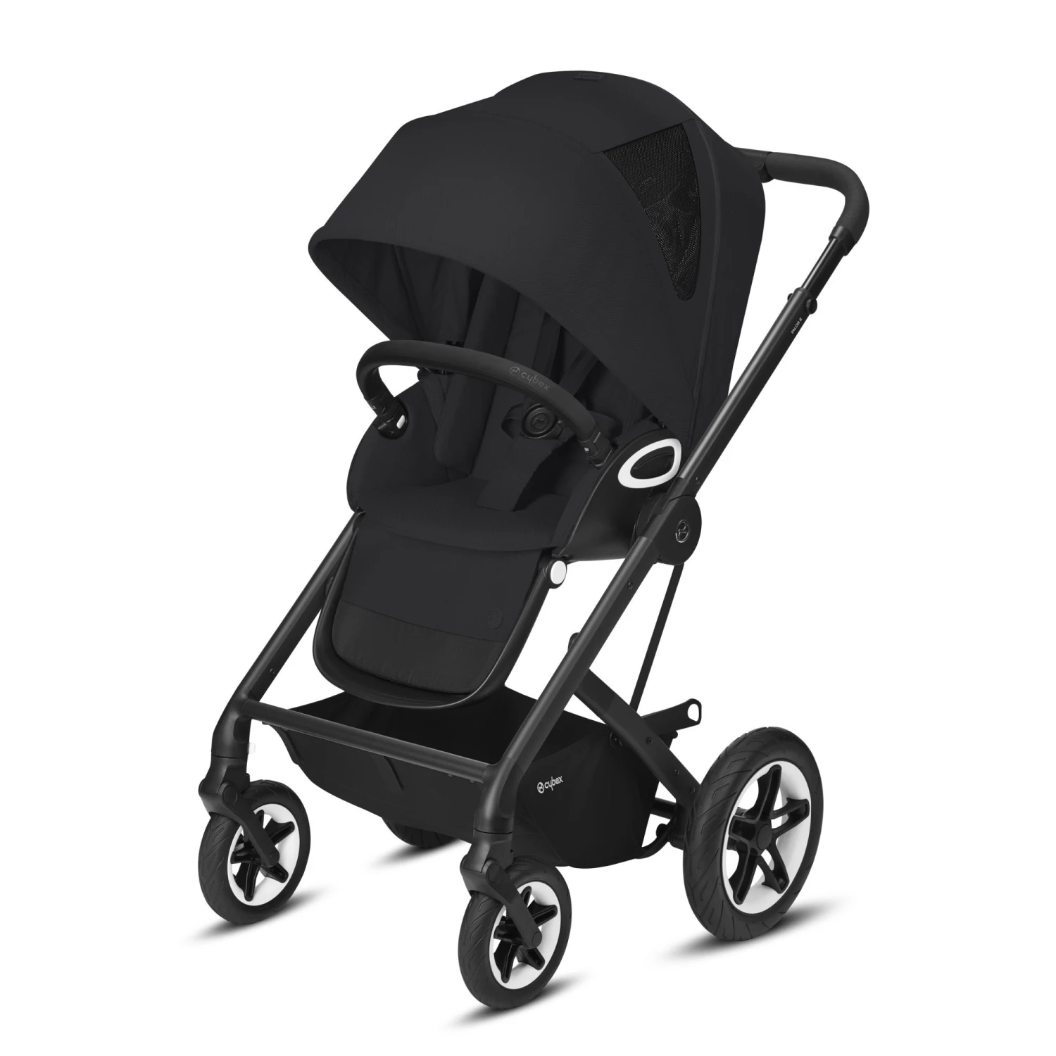 Trio Poussette Talos S + Aton B2 + Adaptateurs Deep Black De CYBEX – Image 2