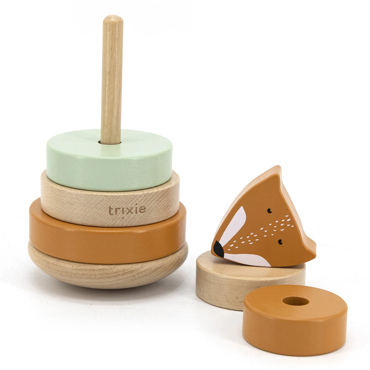 Tour à Empiler En Bois Mr. Fox De Trixie – Image 2