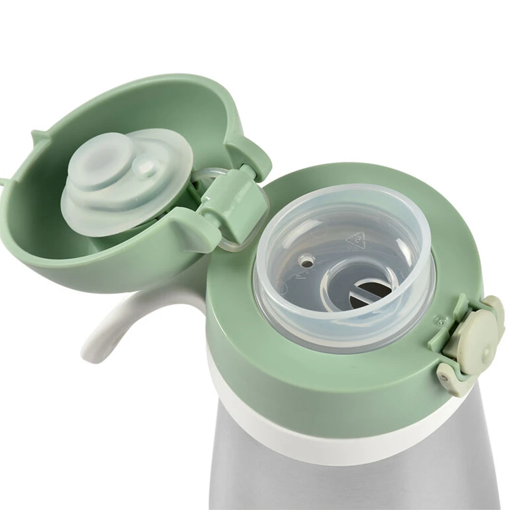 Beaba Gourde Inox Vert Sauge 350 Ml De Béaba – Image 3