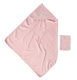 Alice & Pomme Cape De Bain Et Gant 75 X 75 Cm De Nattou