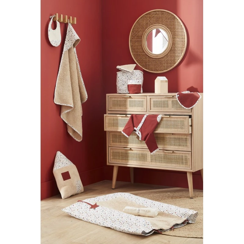 Portofino Housse De Matelas à Langer Sable/Terrazzo 60 X 80 Cm De BB&Co – Image 2