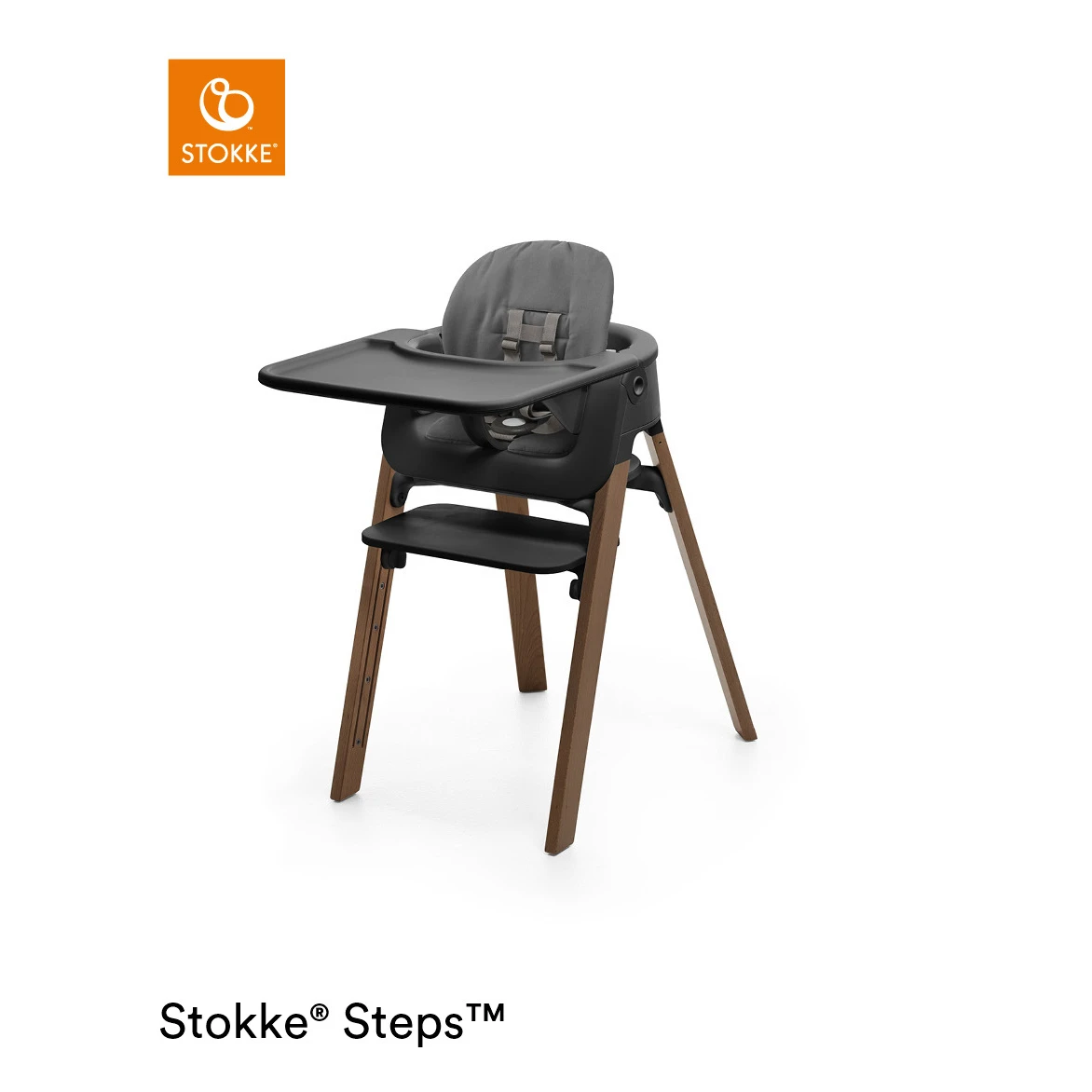 Chaise Steps™ Noir / Marron Doré De Stokke® – Image 2
