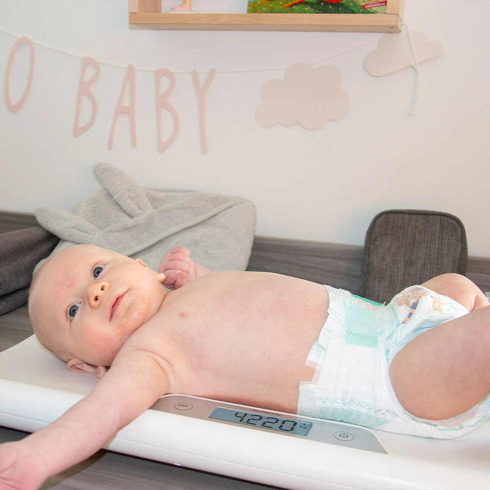 B-Pèse Bébé Digital Blanc De Bo Jungle – Image 3