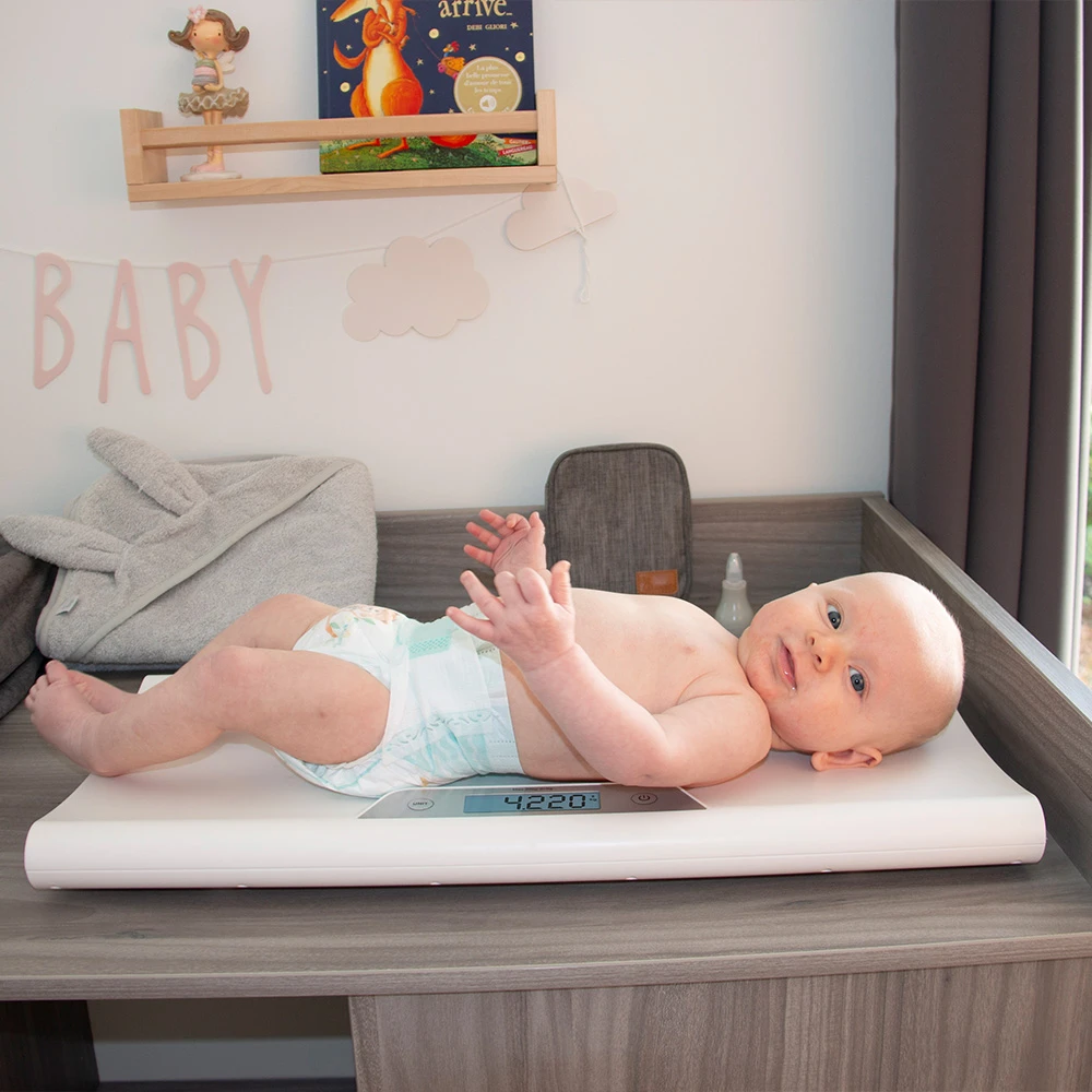B-Pèse Bébé Digital Blanc De Bo Jungle – Image 4