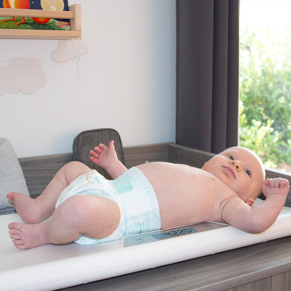 B-Pèse Bébé Digital Blanc De Bo Jungle – Image 5