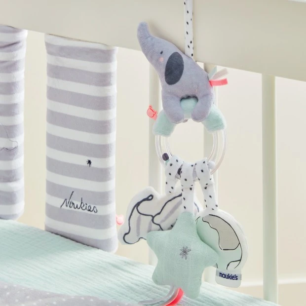 Trousseau D'activités En Veloudoux® Gris De Noukies – Image 2