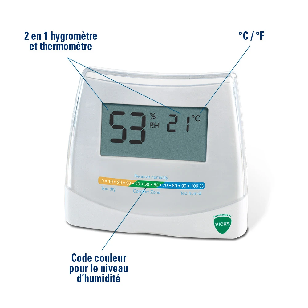 Vicks® Hygromètre Et Thermomètre 2 En 1 De Vicks – Image 4