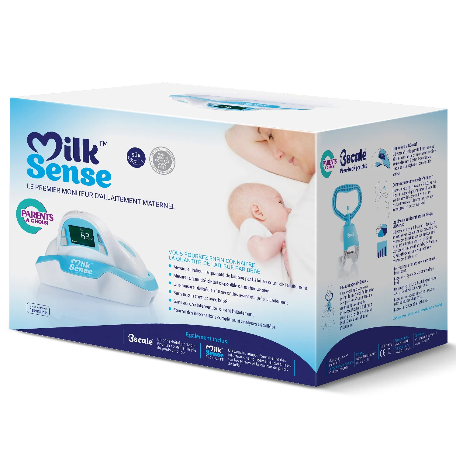 Milksense Moniteur D'allaitement De Milk Sense – Image 3