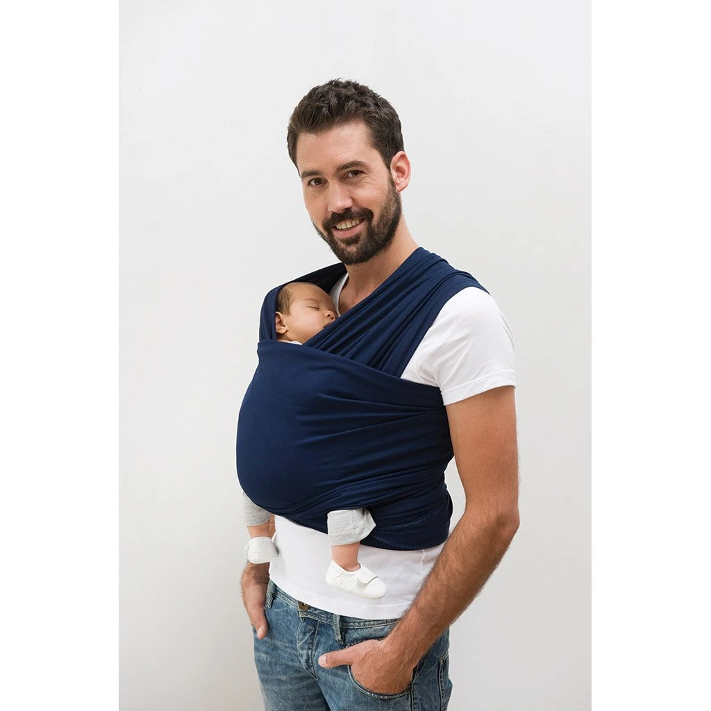 Écharpe De Portage Extensible Respirante Tricot-Slen Cool Black De Babylonia – Image 2
