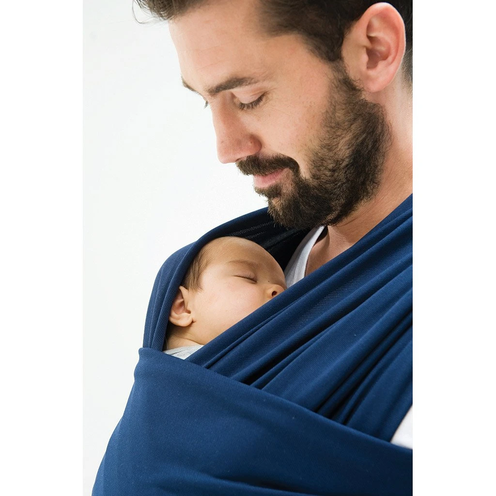 Écharpe De Portage Extensible Respirante Tricot-Slen Cool Black De Babylonia – Image 3